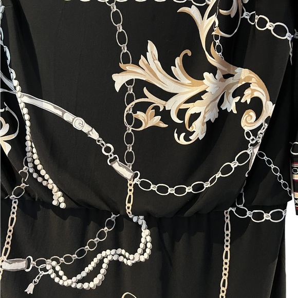 WHBM Dress with Chains and Flower - Size Medium - Picture 8 of 8